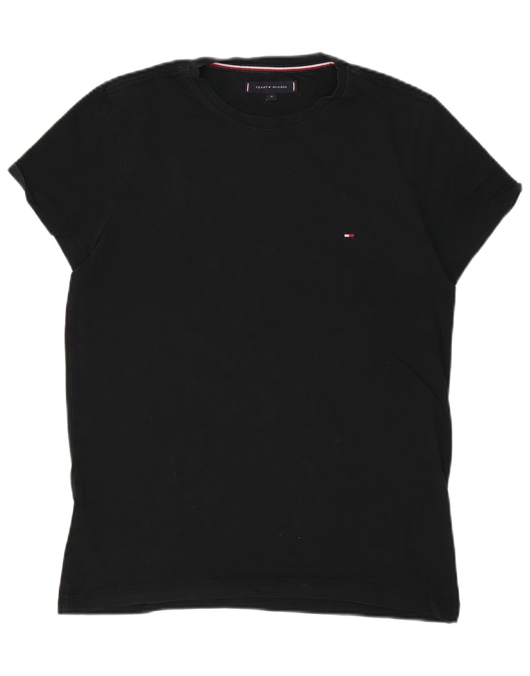 Camiseta Tommy Hilfiger Hombre Top Medium Negro Algodón
