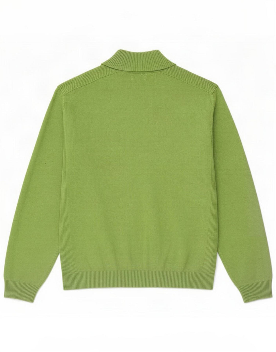 Jersey Massimo Dutti para hombre con cuello y botones 2XL Algodón verde