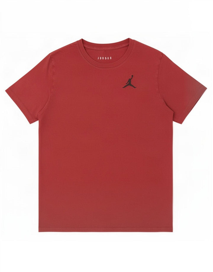 Jordan - Camiseta para hombre, talla grande, color granate, algodón