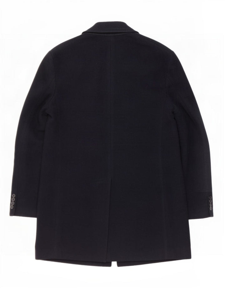 Abrigo para hombre French Connection UK 40 Grande Lana azul marino