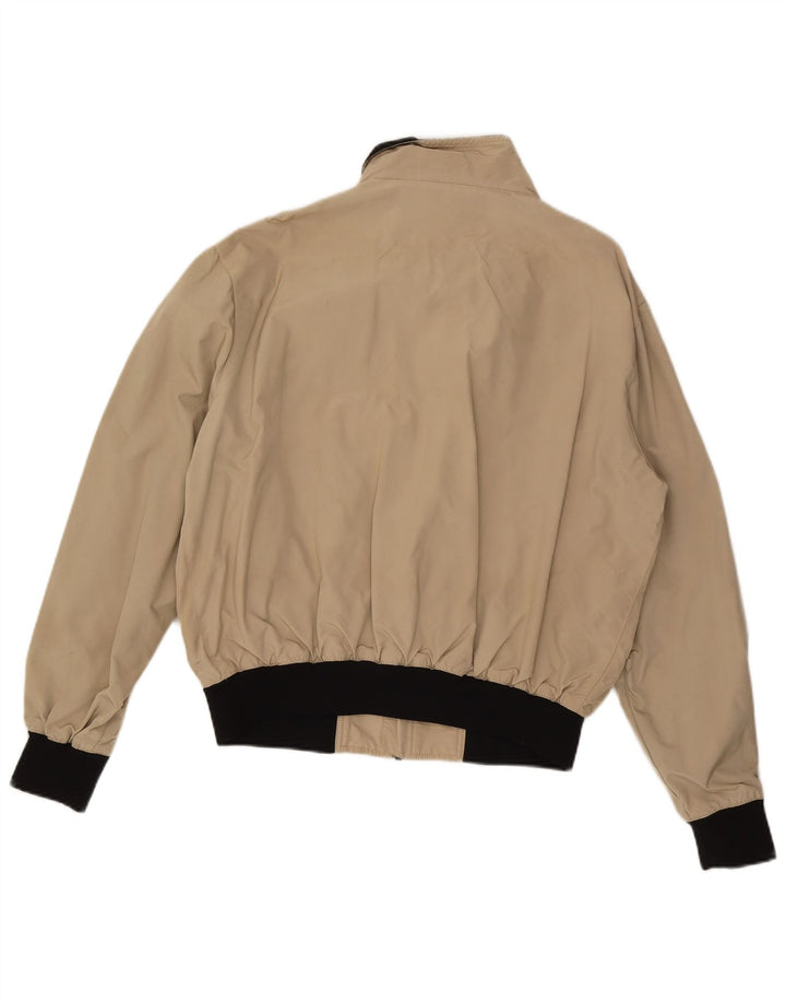Refrigiwear Chaqueta impermeable bomber para hombre UK 42 2XL Bloque de color beige