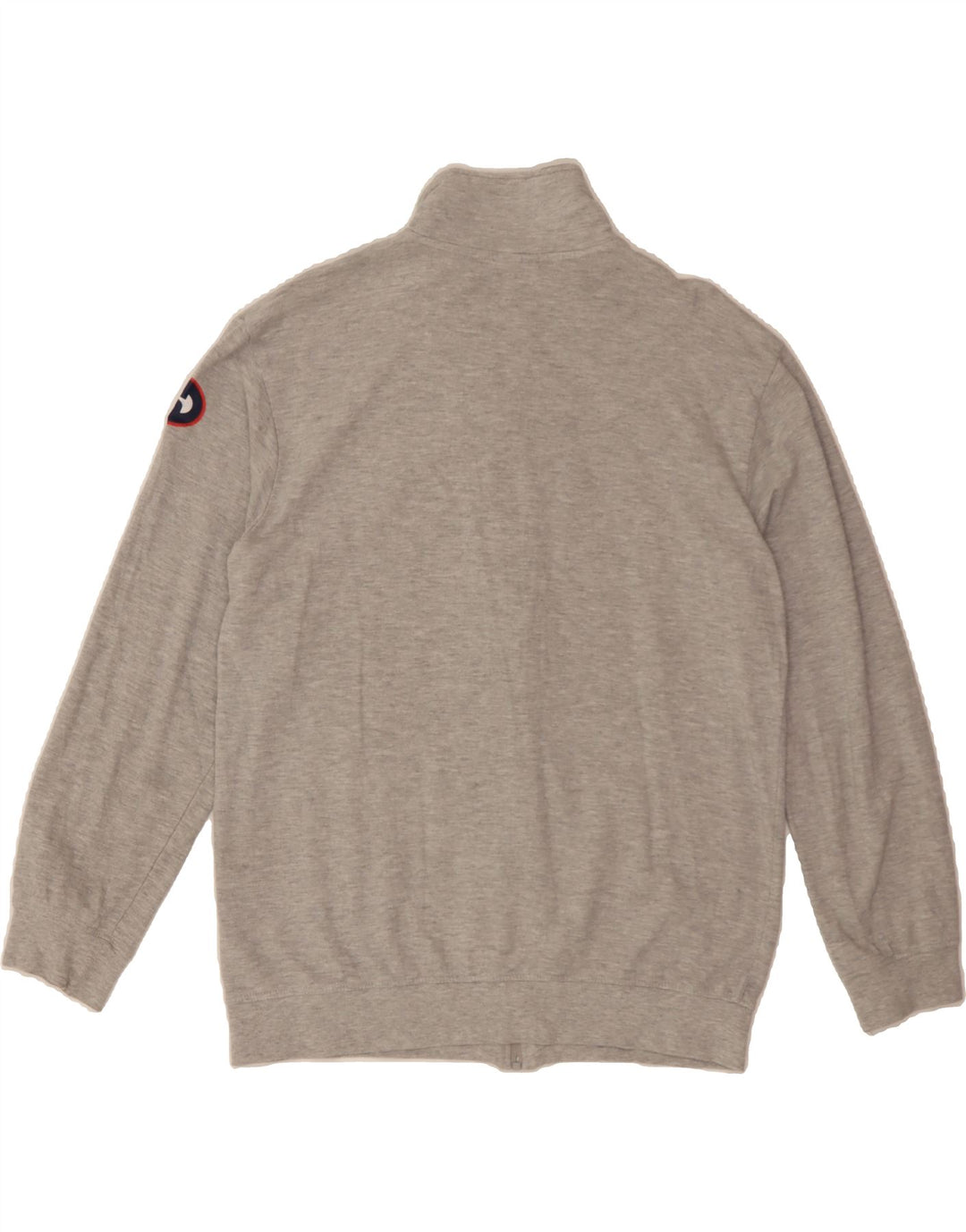 SUPERGA Womens Tracksuit Top Jacket UK 16 Large Grey Colourblock Cotton Vintage Superga and Second-Hand Superga from Messina Hembry 