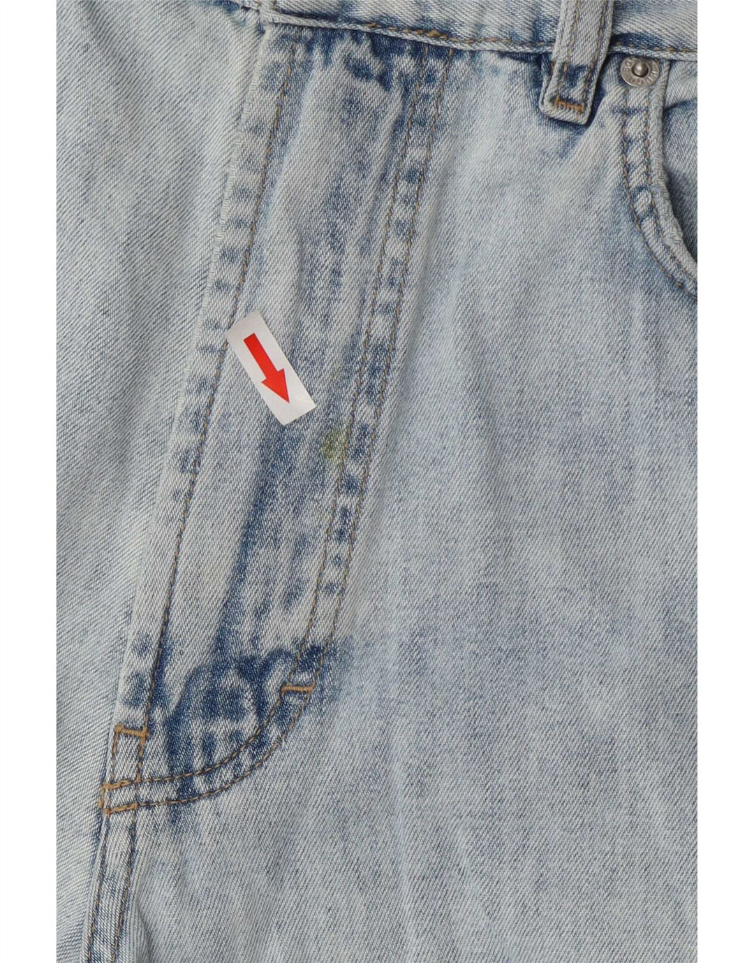 Pantalones cortos de mezclilla Hugo Boss para hombre W35 azul grande