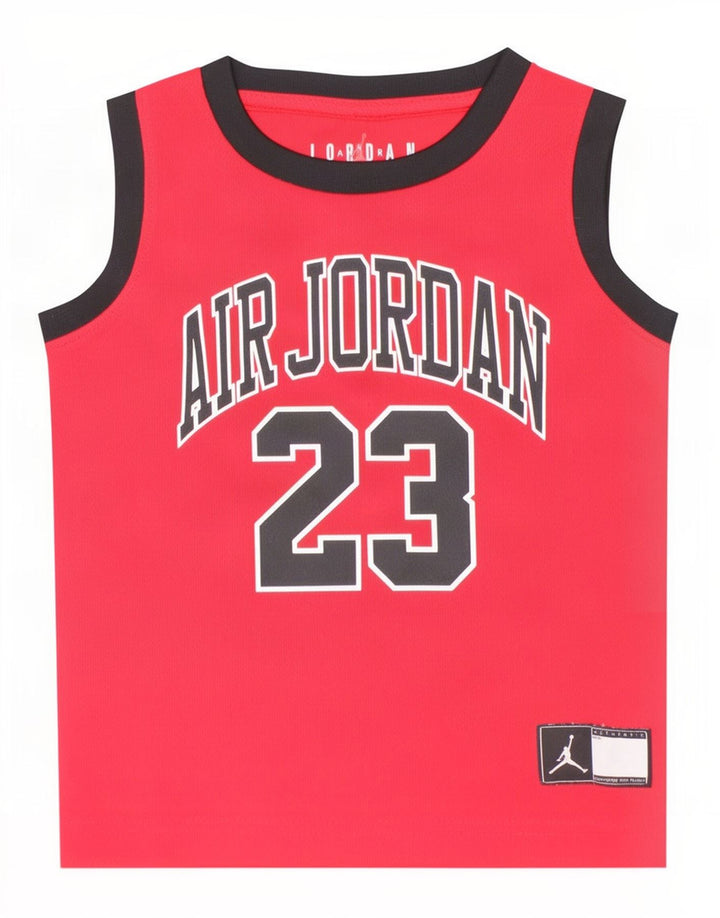 Camiseta sin mangas Jordan Graphic para niño 2-3 años Rojo Poliéster