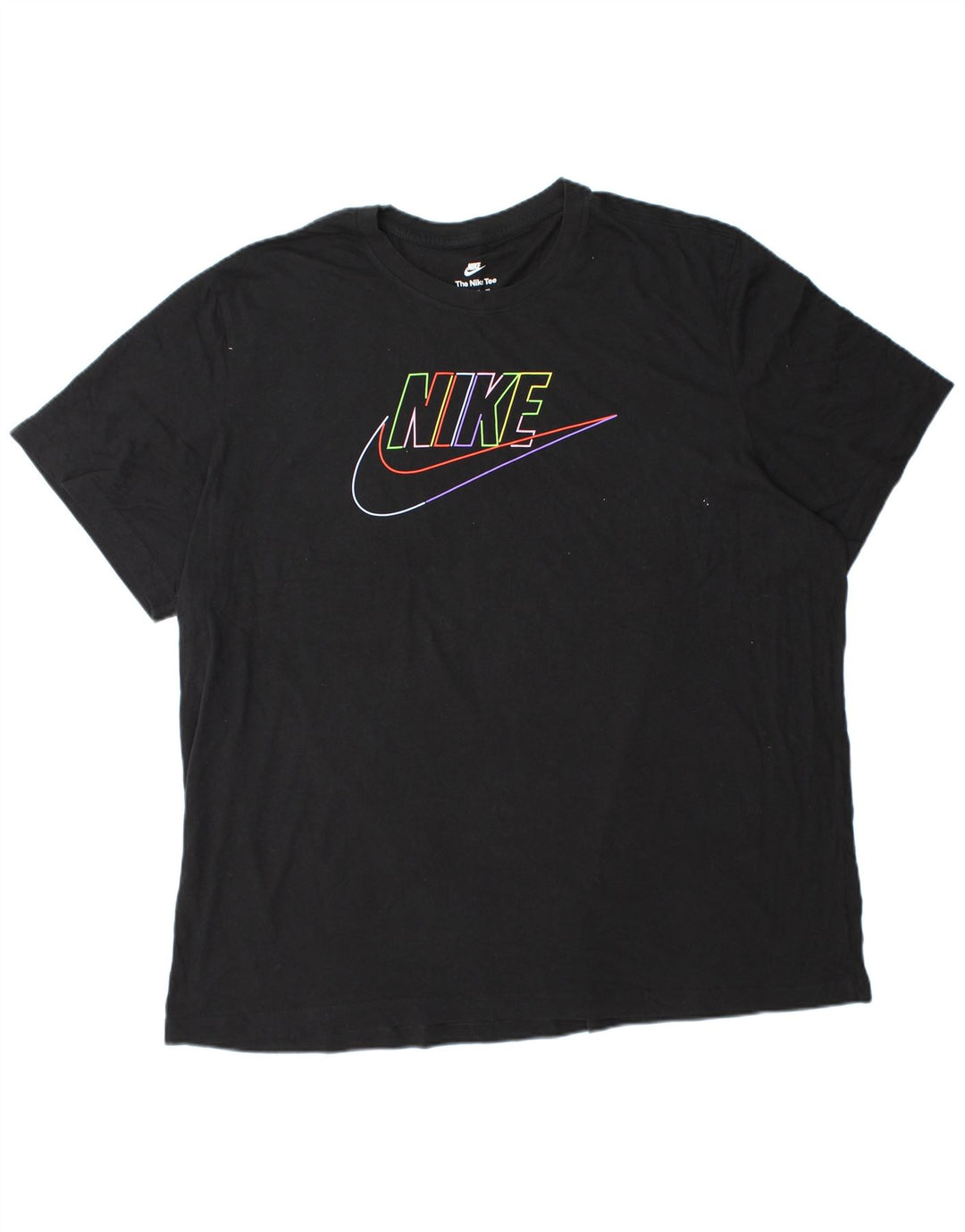 Nike Camiseta gráfica para hombre Top 3XL Algodón negro