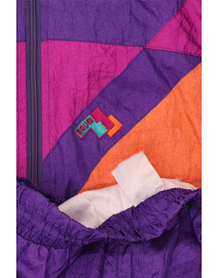 Brugi Chándal completo para hombre, talla grande, color morado