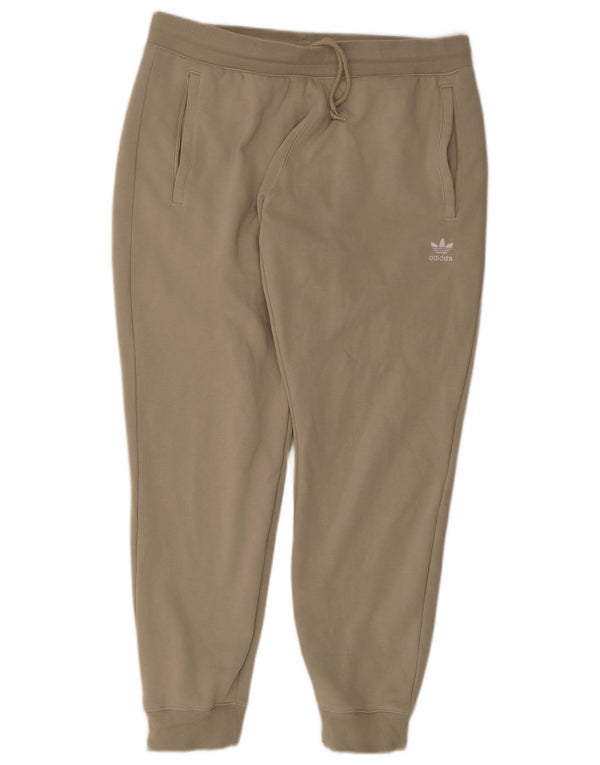 Adidas Hombre Pantalones De Chándal Joggers XL Algodón Verde
