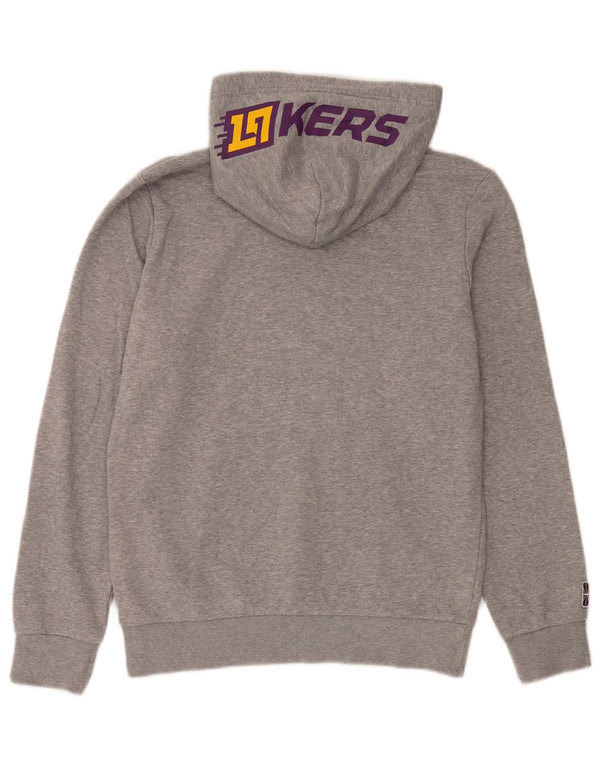 Champion Sudadera Con Capucha Y Estampado De Los Angeles Lakers Para Hombre Gris Medio Moteado
