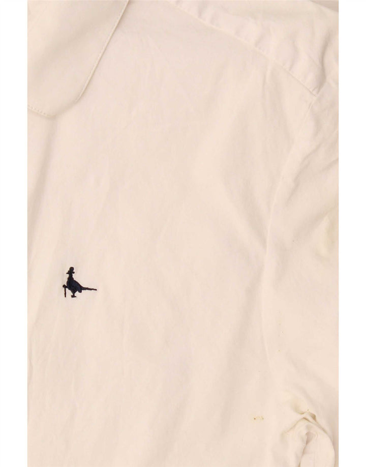 Camisa Jack Wills para hombre grande de algodón blanco