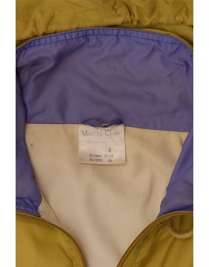 Marcel Clair Chaqueta impermeable con capucha para hombre EU 46 Small Multicolor Colorblock