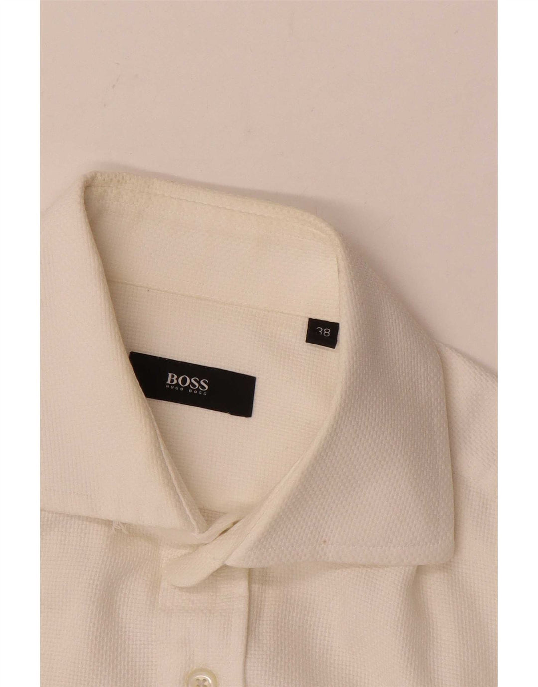 Camisa Hugo Boss Hombre Talla 38 Mediana Blanca