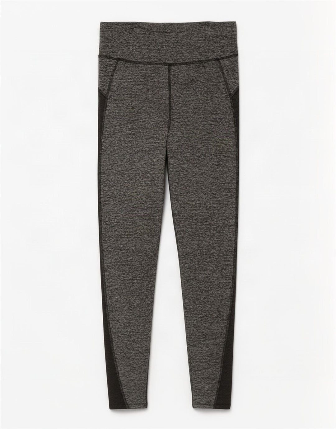Marks & Spencer Leggings para mujer UK 8 Pequeño Gris Colorblock Poliéster
