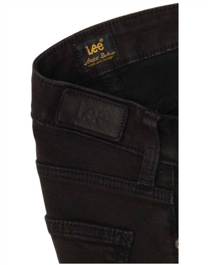 Vaqueros Rectos Lee Mujer W26 L28 Negro