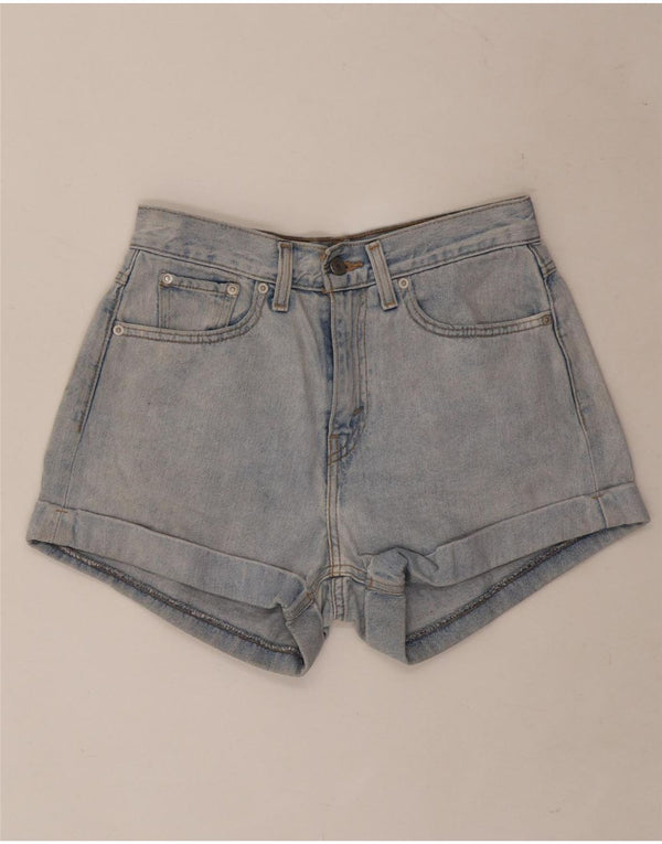 Shorts Vaqueros Levi's Mujer W27 Small Azul Algodón