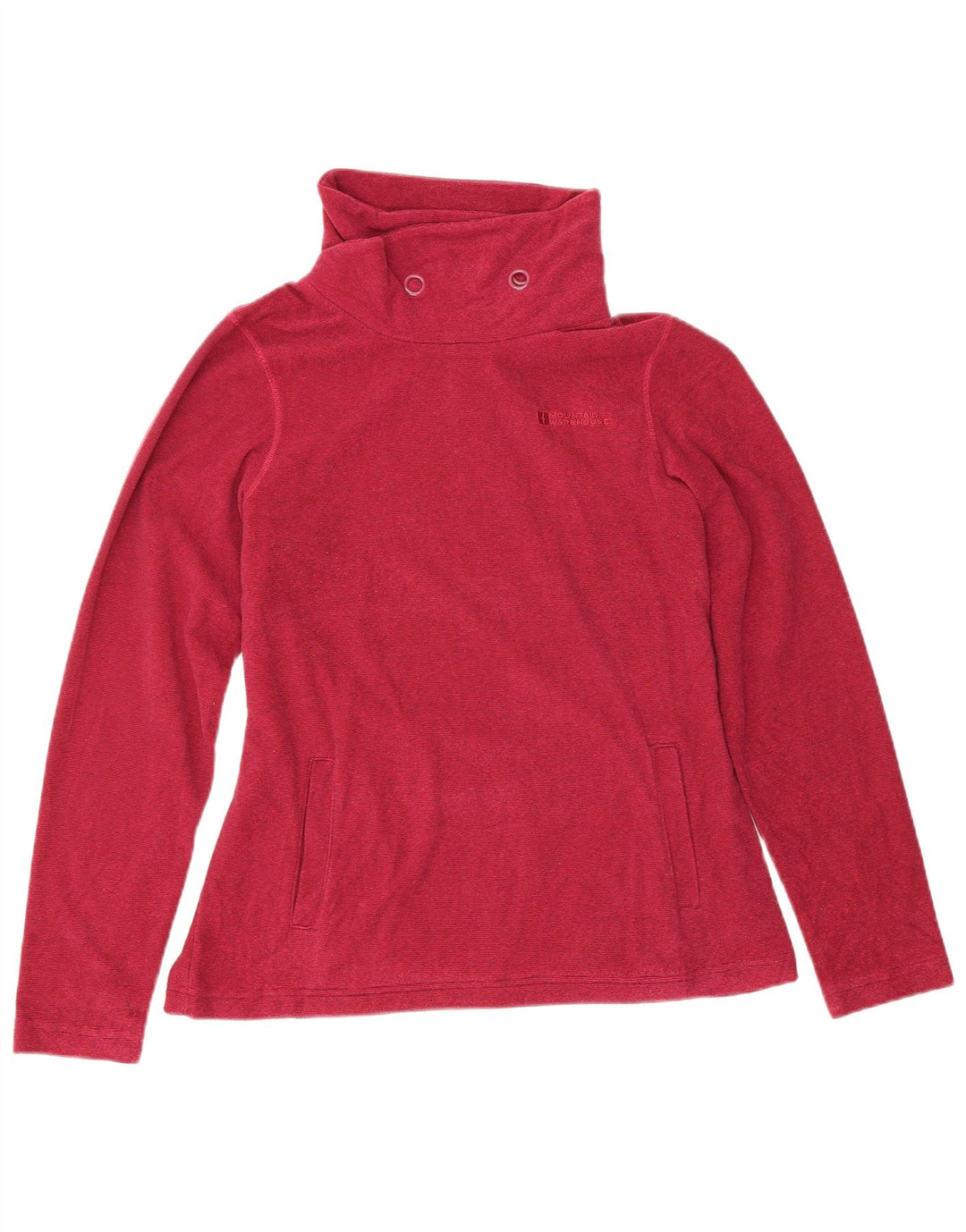 Jersey polar para mujer Mountain Warehouse UK 42 Poliéster rojo mediano