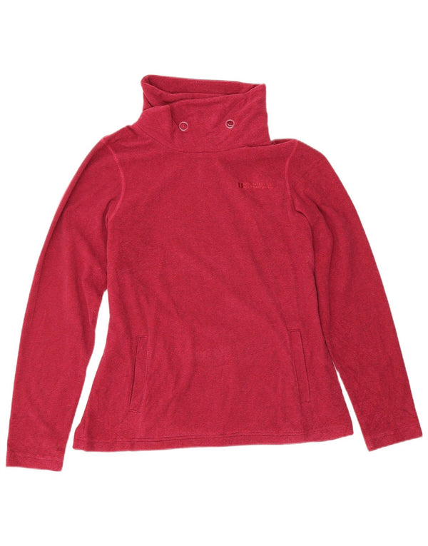 Jersey polar para mujer Mountain Warehouse UK 42 Poliéster rojo mediano