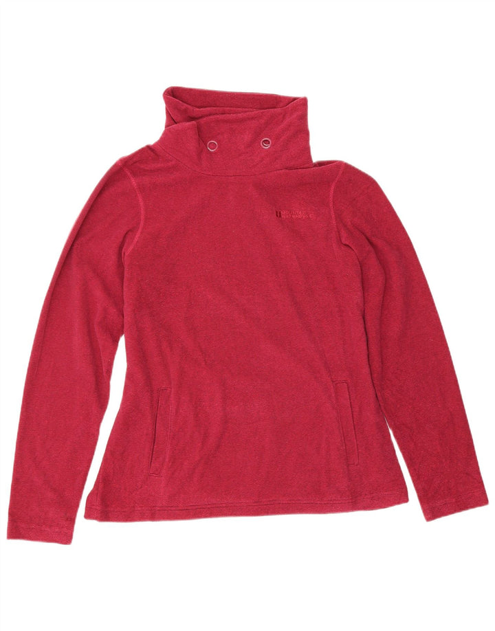 Jersey polar para mujer Mountain Warehouse UK 42 Poliéster rojo mediano