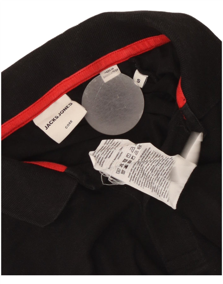 Polo Jack & Jones Hombre Small Algodón Negro