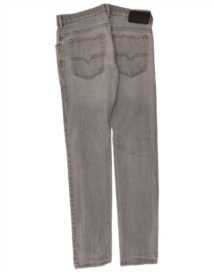 DIESEL Vaqueros cónicos D-Yennox para hombre W30 L32 Algodón gris