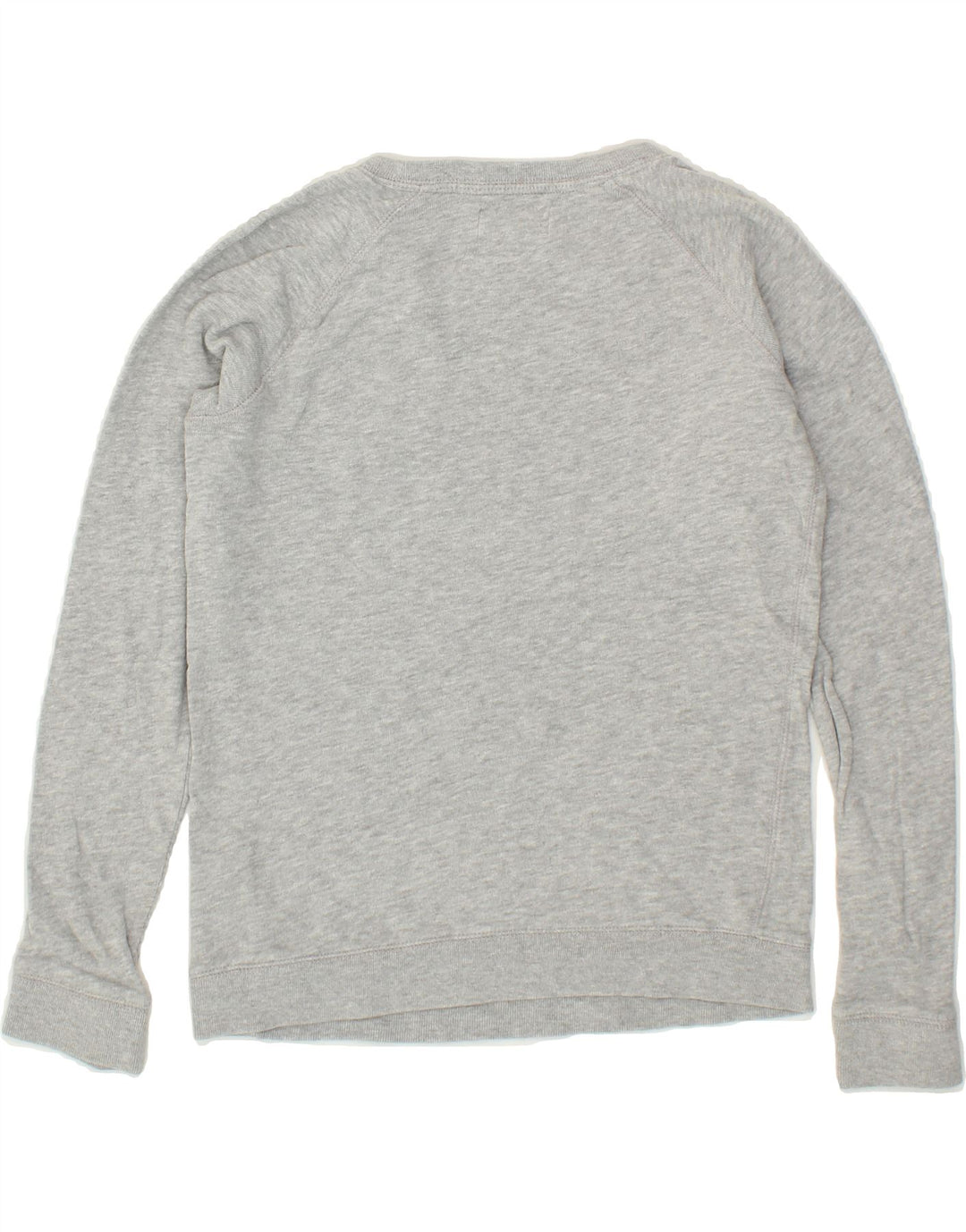 JACK WILLS Womens Superior Graphic Sweatshirt Jumper UK 8 Small Grey Vintage Jack Wills and Second-Hand Jack Wills from Messina Hembry 