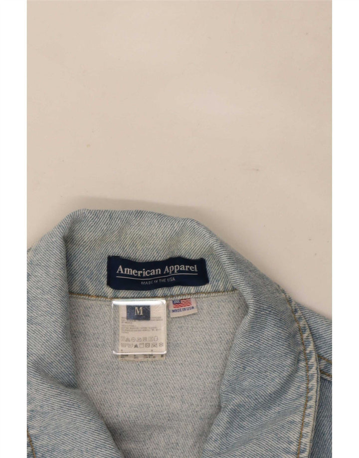 American Apparel Chaqueta vaquera para hombre UK 38 Algodón azul medio