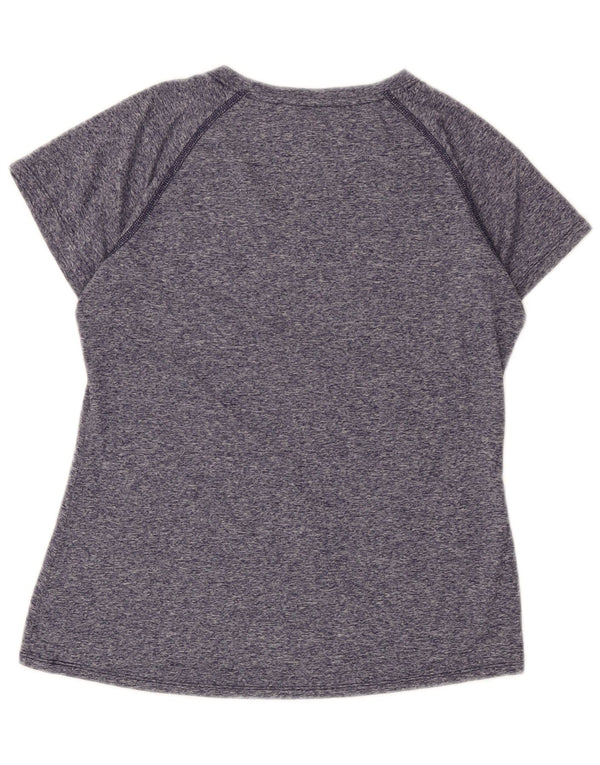 The North Face Camiseta para mujer Top UK 12 Medio Poliéster moteado azul marino