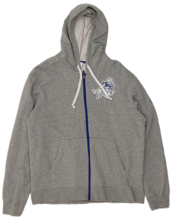 Nike Dallas Cowboys Graphic Zip Sudadera con capucha para hombre Gris medio moteado