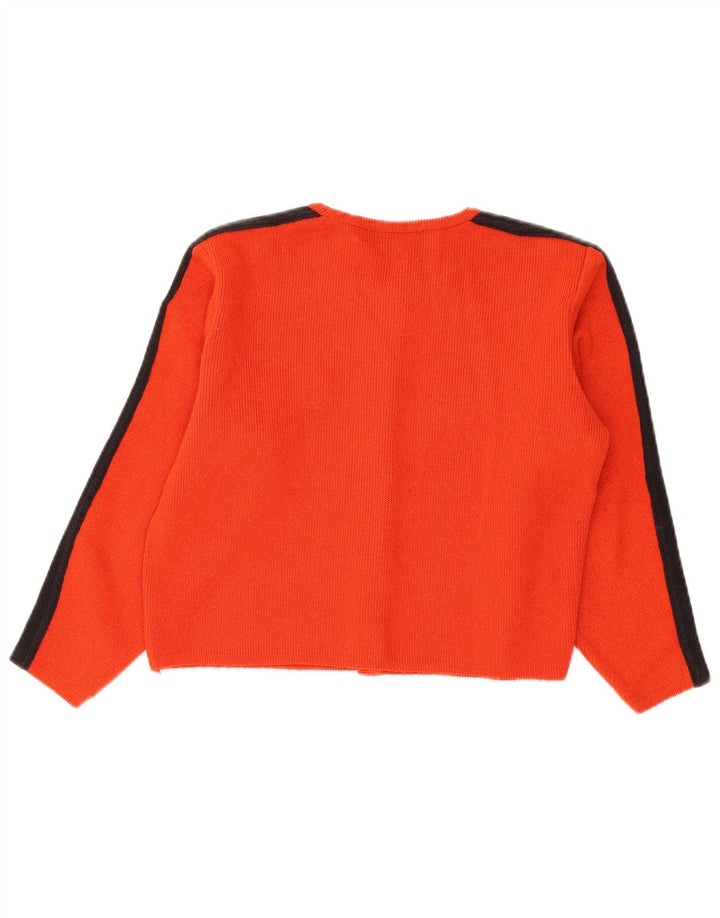 Kookai Jersey Bolero para Mujer UK 44 Medio Rojo Colorblock