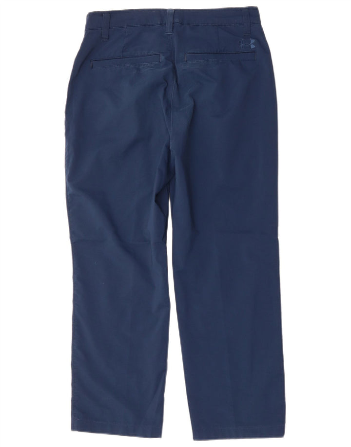 Under Armour Pantalón casual recto para hombre W30 L25 Poliéster azul marino