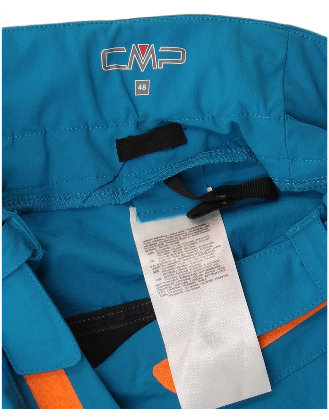 CMP Shorts cargo para hombre IT 48 Medium W32 Azul Colorblock Poliamida