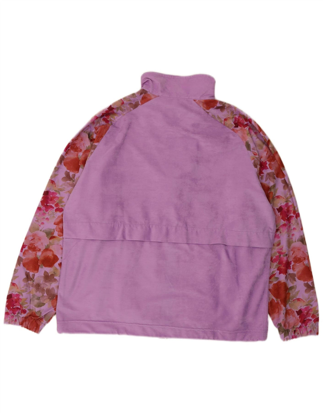 La Font Chaqueta superior de chándal de terciopelo para hombre IT 48 Medium Purple Floral