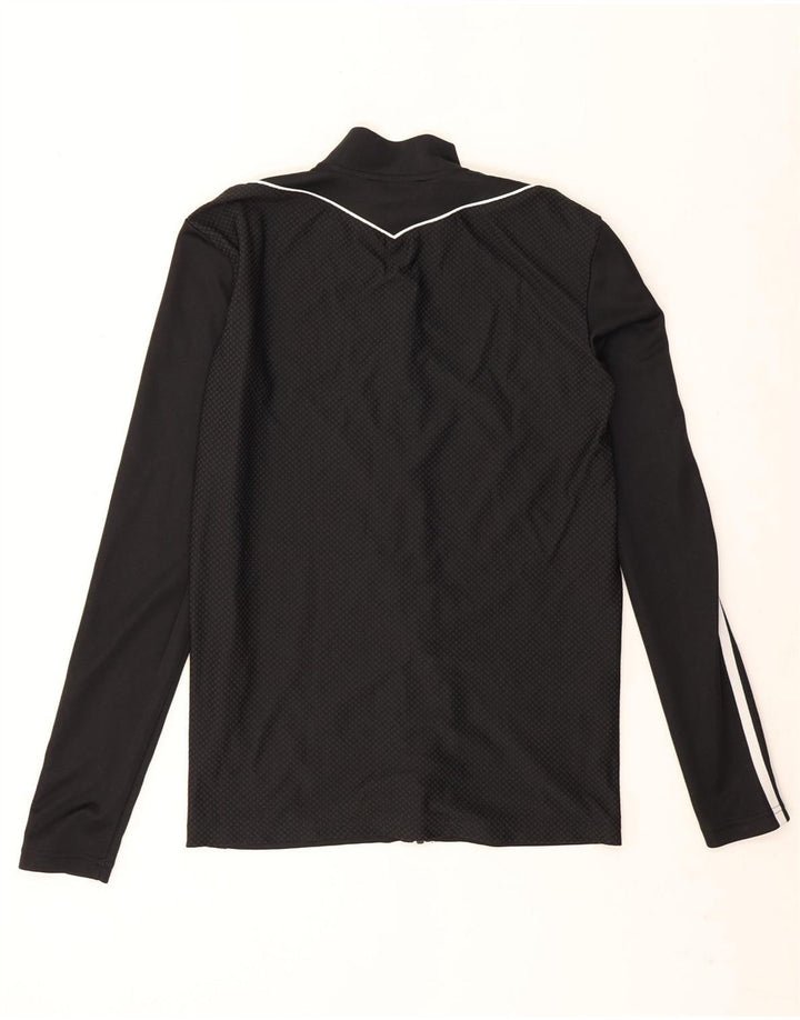 Adidas Hombre Aeroready Slim Fit Chándal Top Chaqueta Pequeña Poliéster Negro