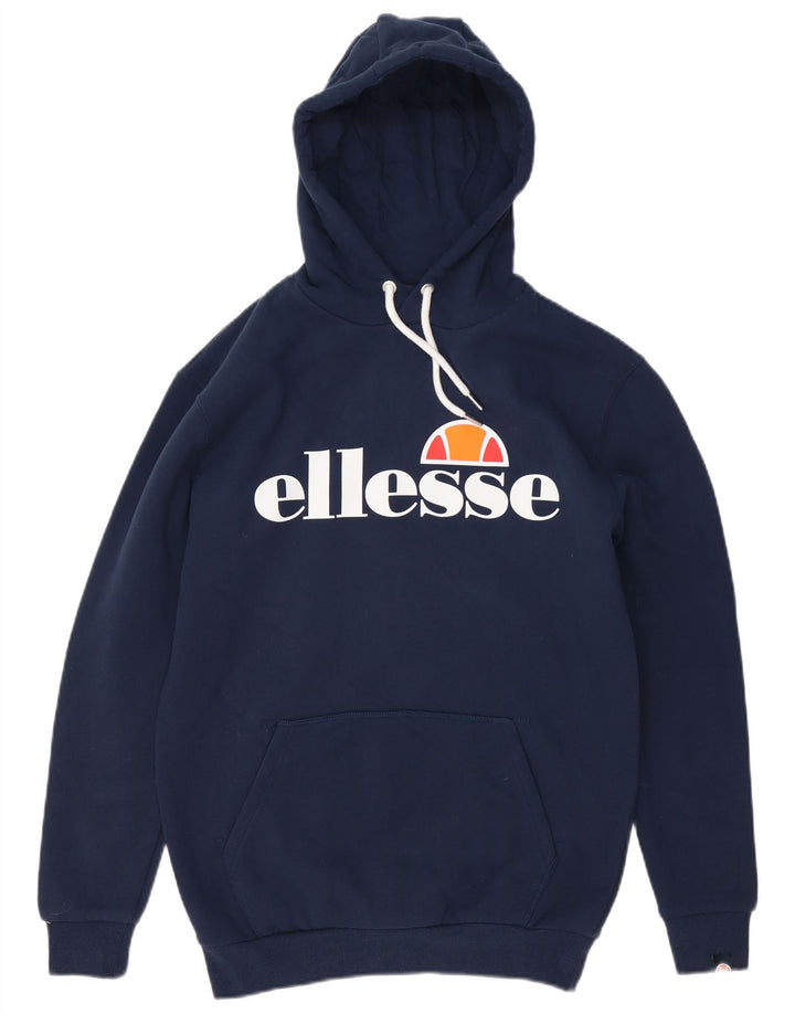 ELLESSE Jersey con capucha gráfico para hombre XS Azul marino