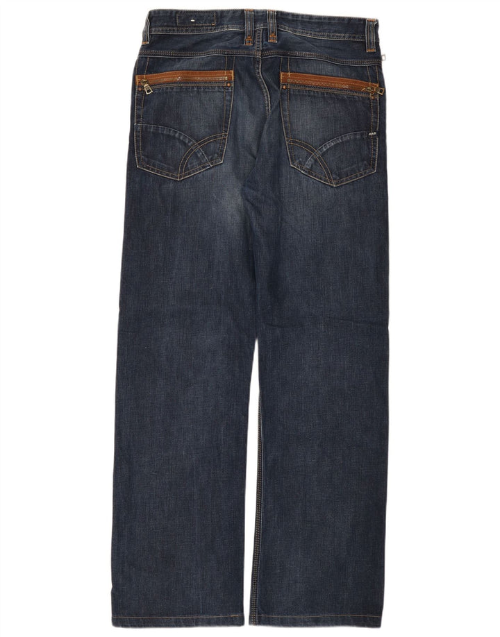 Vaqueros rectos para hombre Gas W32 L31 Algodón azul