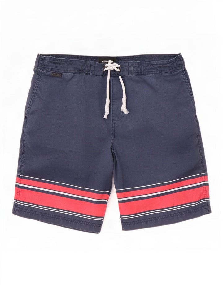 Marks & Spencer Bañador para hombre XL Azul marino Colorblock Poliéster