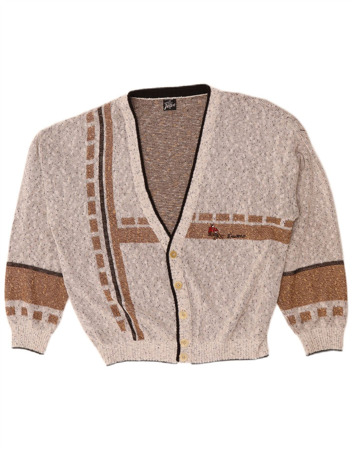Maria Jose Cárdigan Hombre XL Gris Colorblock