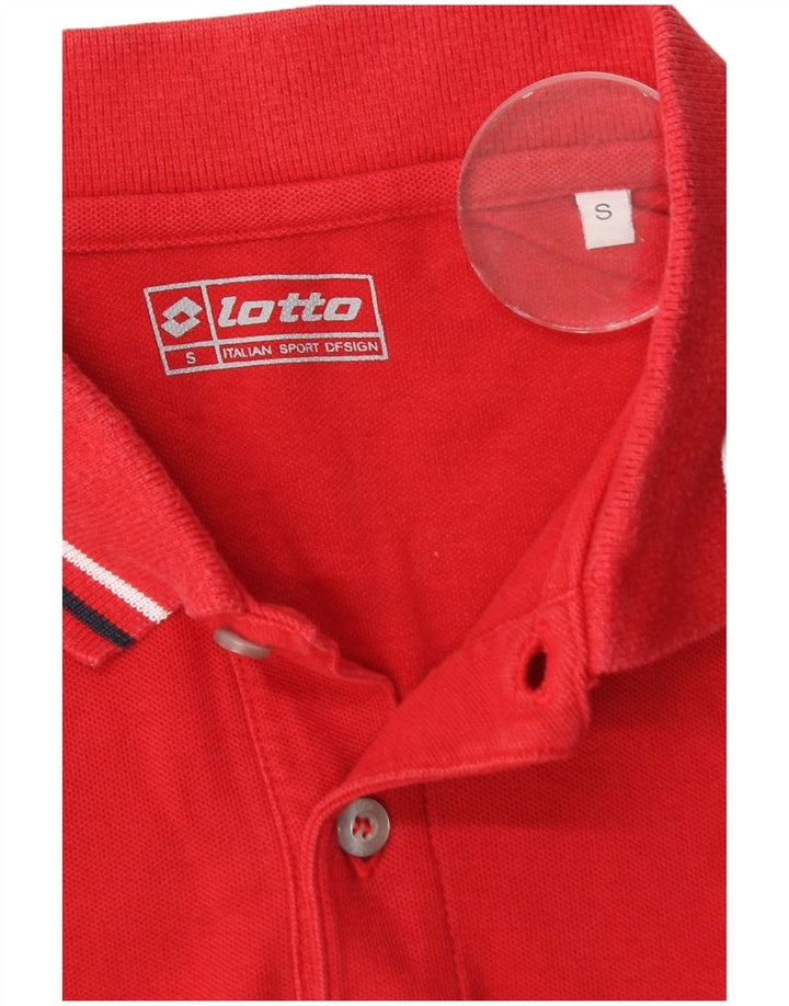 Polo Lotto Hombre Pequeño Rojo