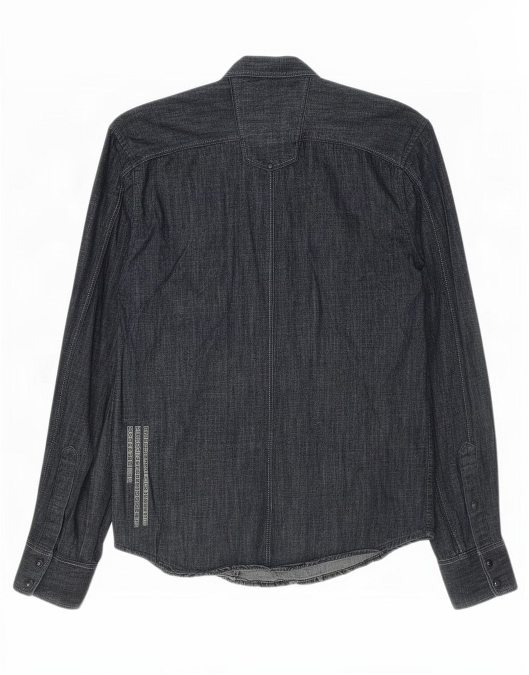 Jack & Jones Hombre Camisa Vaquera Pequeña Azul Marino Algodón