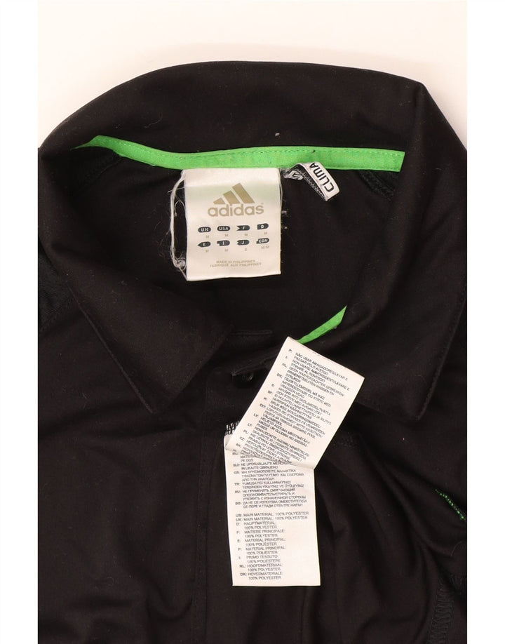Adidas Mens Climalite Polo Polo Medio Negro Poliéster