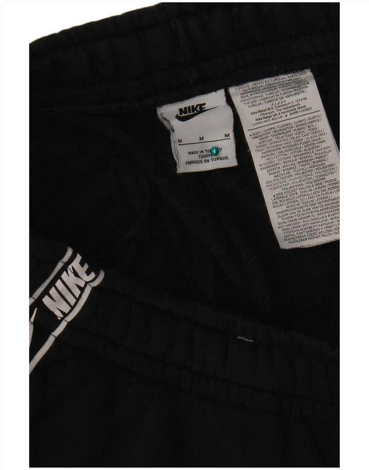 Nike Pantalones De Chándal Con Gráficos Joggers De Algodón Negro Mediano