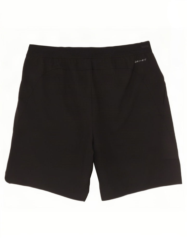 Nike Pantalones cortos deportivos Dri Fit Cargo para hombre, poliéster negro mediano