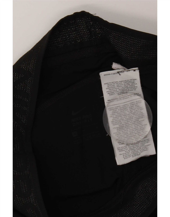 Nike Leggings cortos para mujer UK 44 Mediano Negro Poliéster