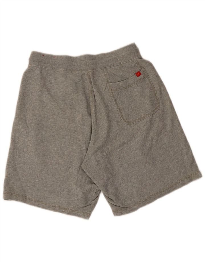 Nike - Pantalones cortos deportivos para hombre, talla pequeña, algodón gris