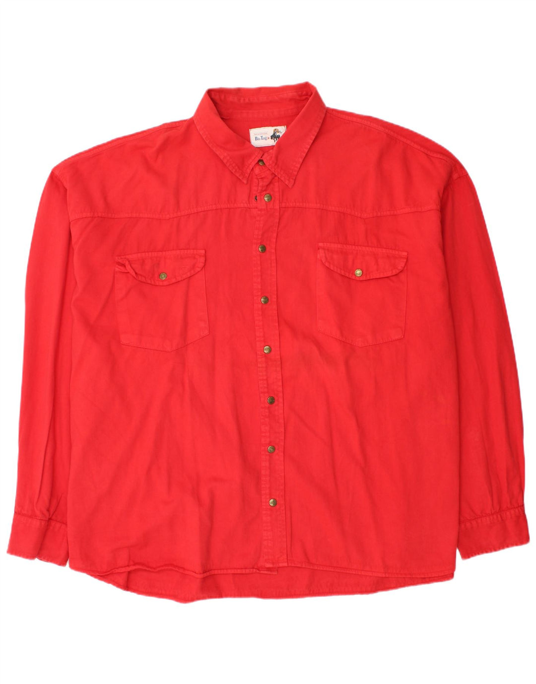 Camisa vaquera vintage para hombre 3XL Rojo