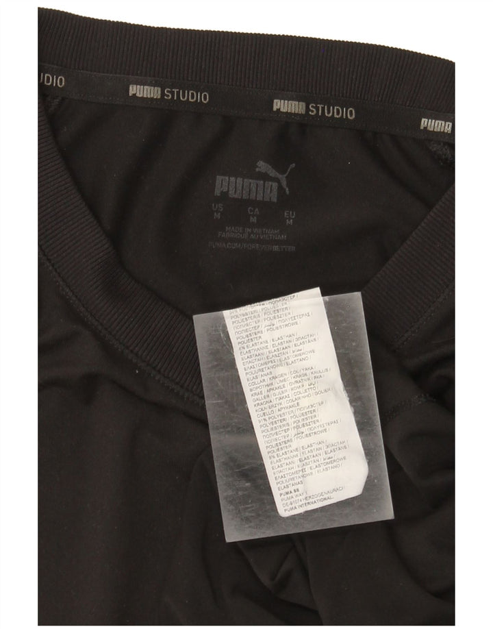 Camiseta Puma Hombre Top Medium Negro Poliéster