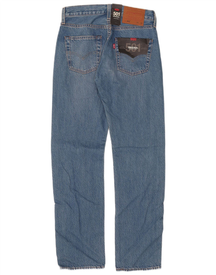 Vaqueros Levi's Mujer 501 Rectos W26 L30 Algodón Azul