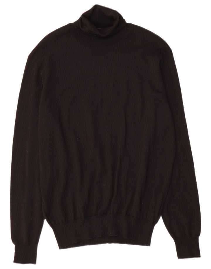 Marks & Spencer Jersey con Cuello Redondo para Mujer UK 46 Grande Negro
