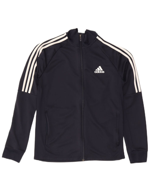 Adidas Hombre Aeroready Chándal Top Chaqueta UK 40/42 Medium Azul Marino