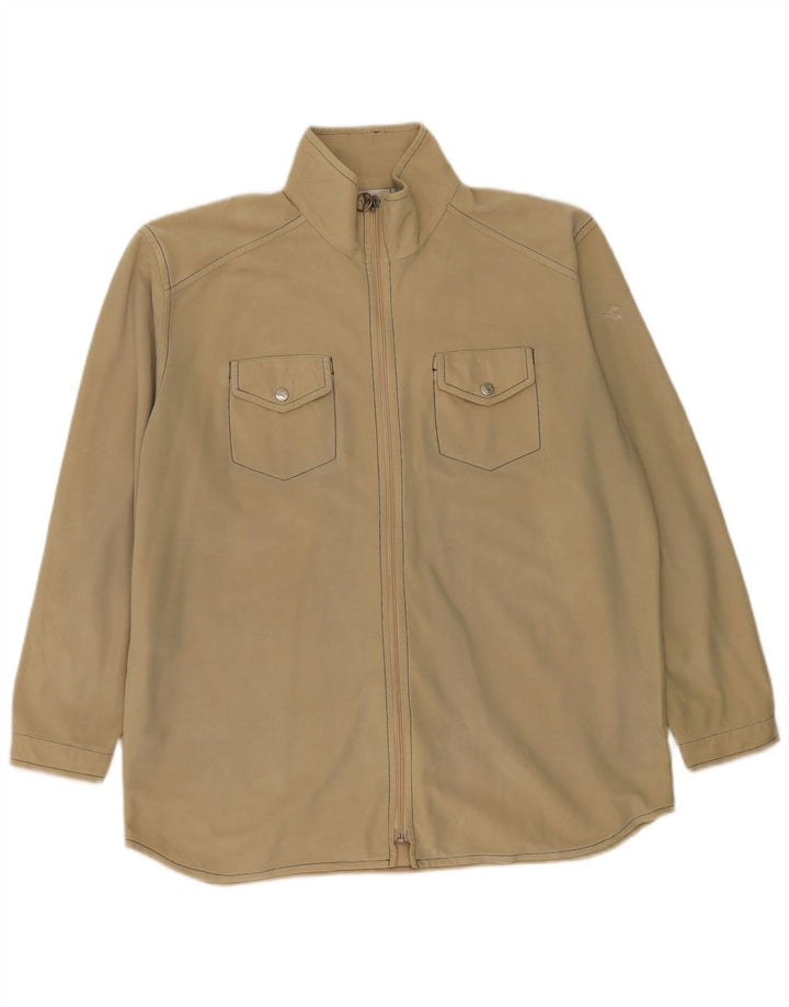 Diadora Hombre Chándal Top Chaqueta Grande Poliéster Beige