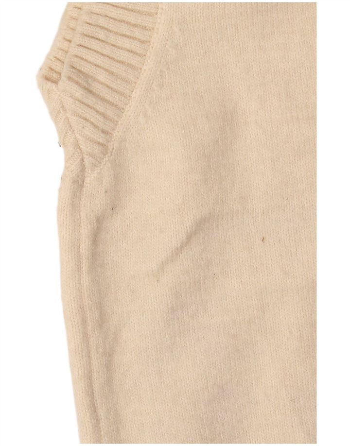 Zara Mujer Crop Vest Tank Top UK 10 Small Beige
